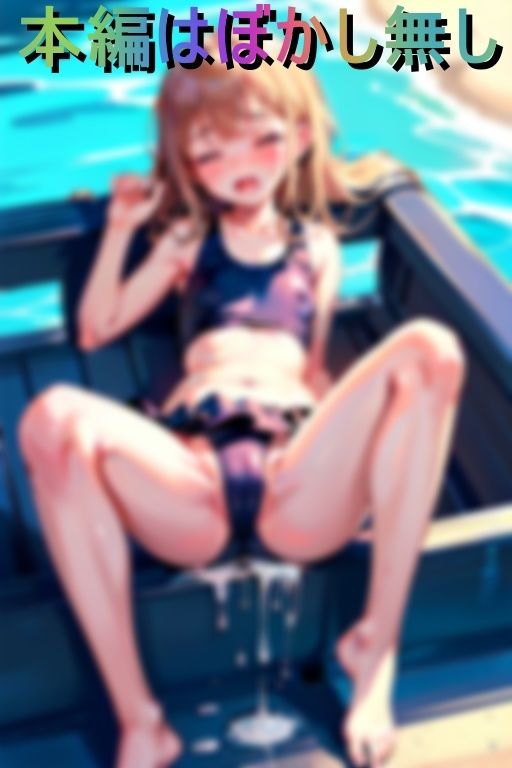 貧乳スク水小悪魔のくぱぁ誘惑プールサイド2