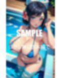 プールで痴女るセクシービキニ美女たち 画像5