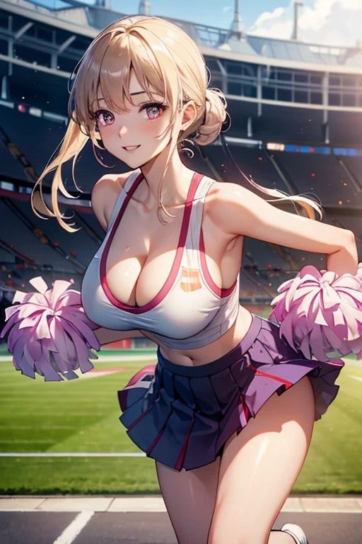 巨乳チアガールのエロエロ部活動15