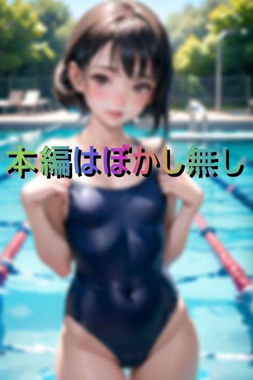 濡れテカ水着ががピッタリ密着 貧乳スク水少女がくぱぁと誘惑