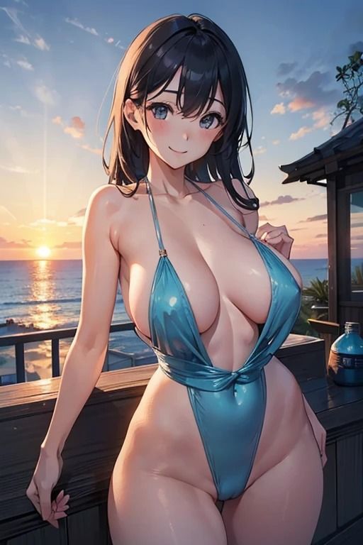 海辺のえろえろ巨乳美女1_3