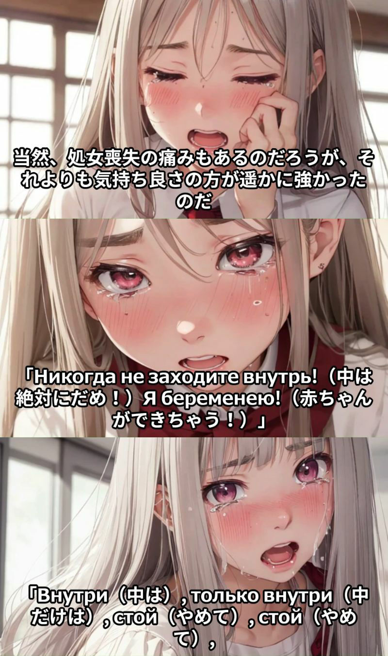 【J○痴●体験告白】時々ボソッとロシア語で嫌がる満員電車のJ○留学生を侵略戦争で亡くなった妻子の仇とか偽って凌●する話 画像10