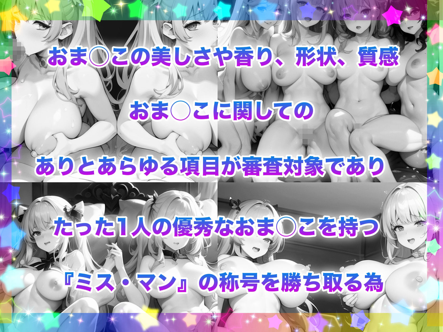 銀河No.1理想のおま◯こ決定コンテスト！〜孕ませ！人妻ハーレム部門〜_4