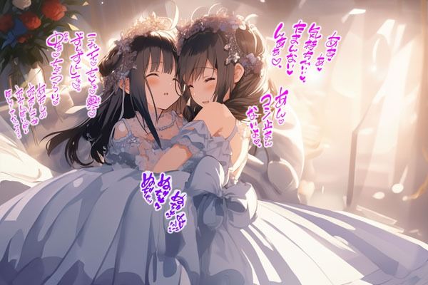 ドレス美少女29 ドレスに包まれて気持ちよくなっちゃったの？（百合5） 画像9