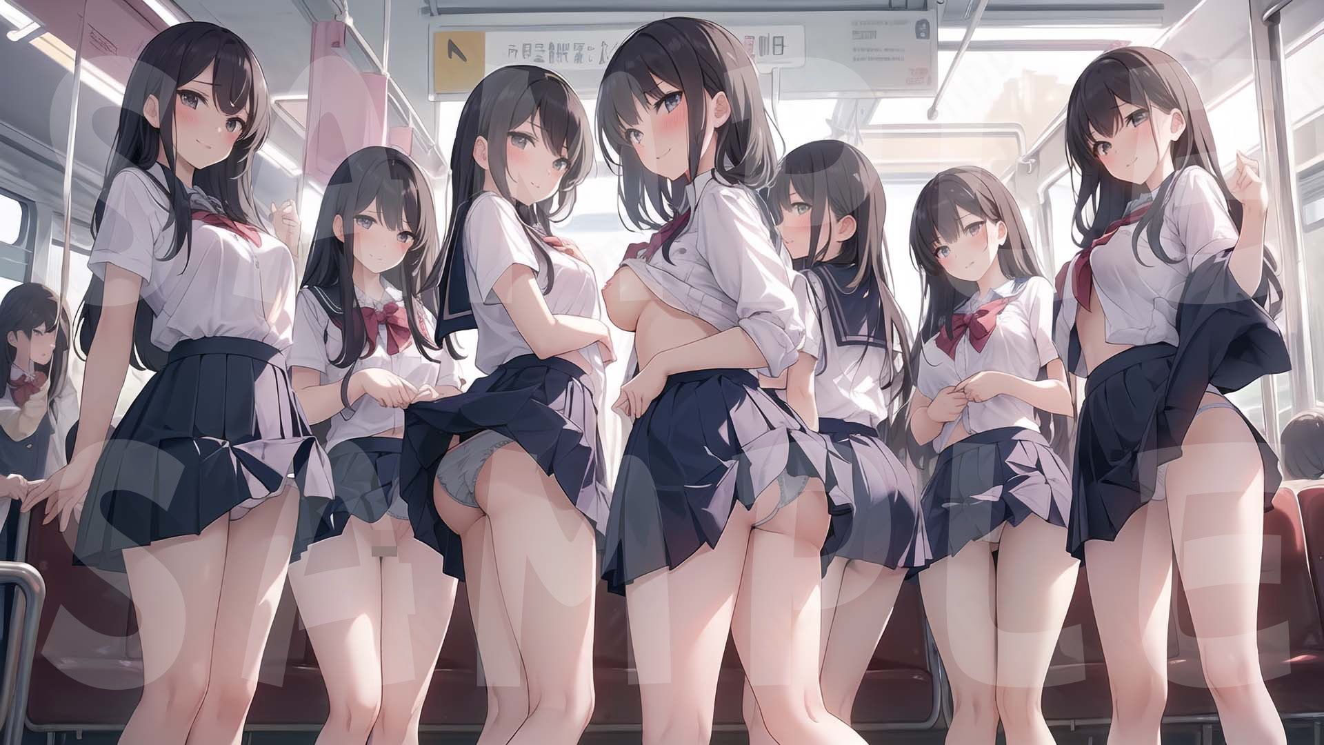 秘密の制服電車 「あのぉ 次は 私も、いいですか？」vol.8 画像1