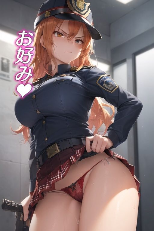 嫌な顔してパンツ見せてくる女の子 〜婦警編〜7