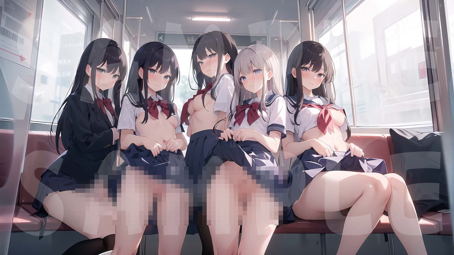 秘密の制服電車 「あのぉ 次は 私も、いいですか？」vol.9 画像5