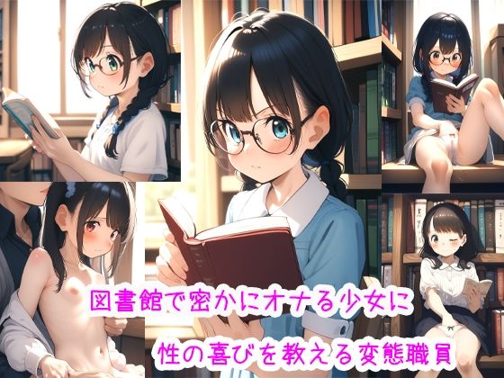 【図書館職員】が大人しいむっつり女子に変態行為・・・_2