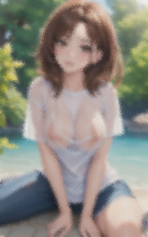 スケスケピンク乳首 画像1