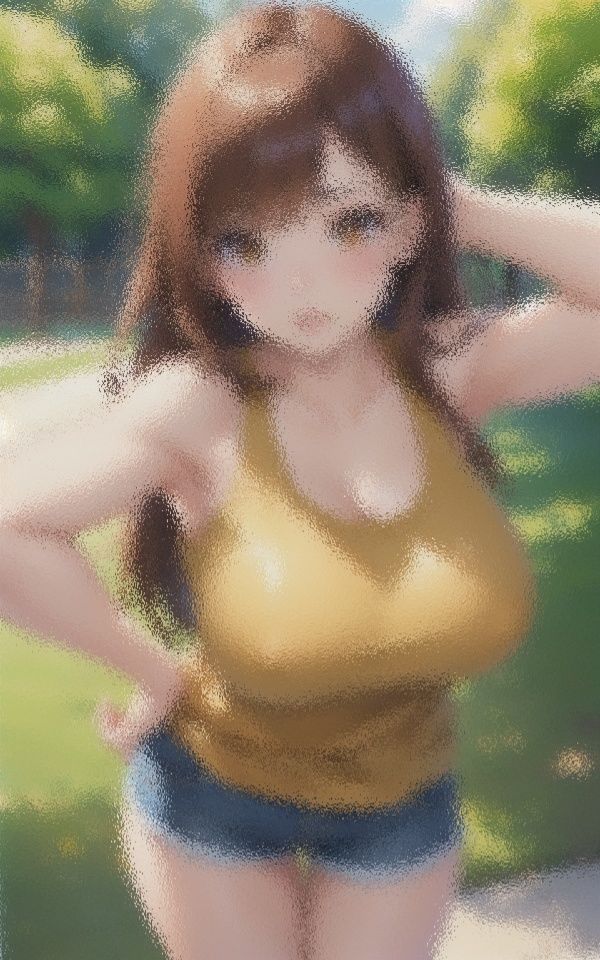 巨乳×タンクトップ 元気っ娘