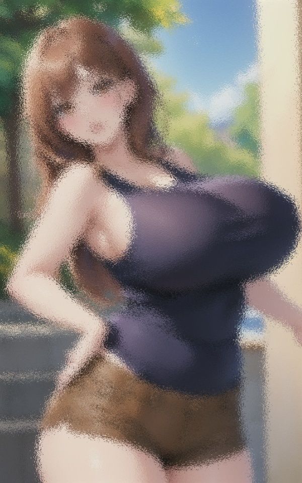 巨乳×タンクトップ 元気っ娘 画像2