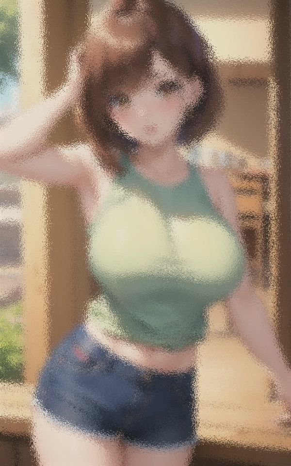 胸が大きすぎる 妹系美女 画像6