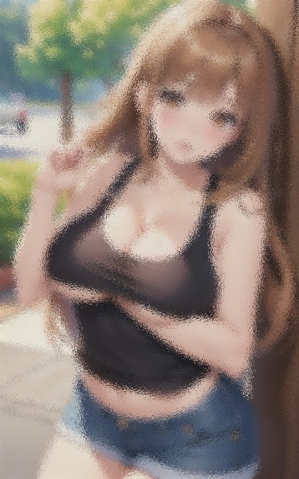 スレンダー巨乳美女と エロエロ屋外デート 画像3