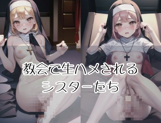 教会で生ハメされる淫乱修道女たち 画像2