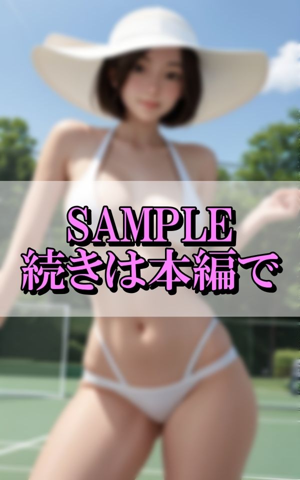 テニサーの集まりに淫らな衣装で参加したドスケベ新人部員画像集_9