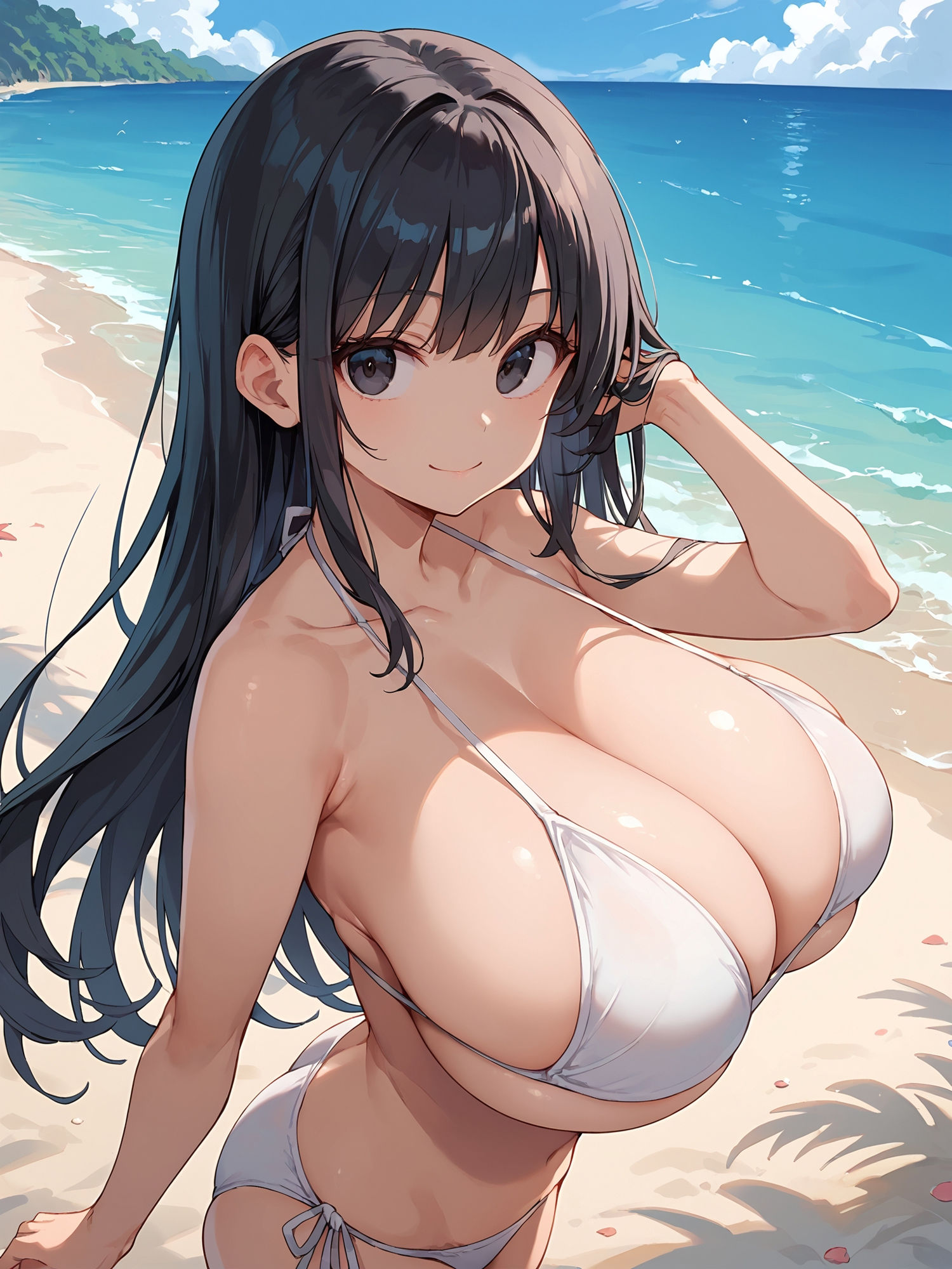 巨乳水着少女イラスト集 画像2