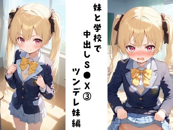 妹と学校で中出しS●X 3（ツンデレ妹編）_1