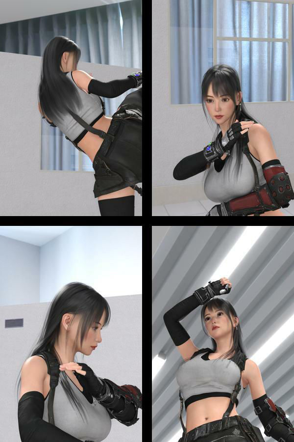 二階堂沙耶の女性格闘家コスプレ写真集 Final Fighter-011