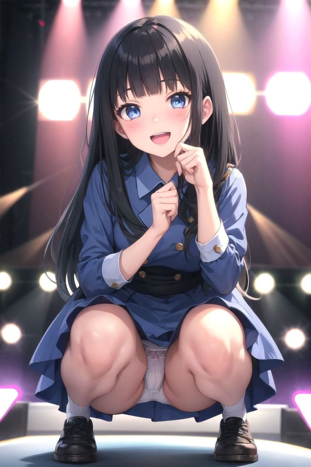 パンチラアイドル！青衣装編 画像4