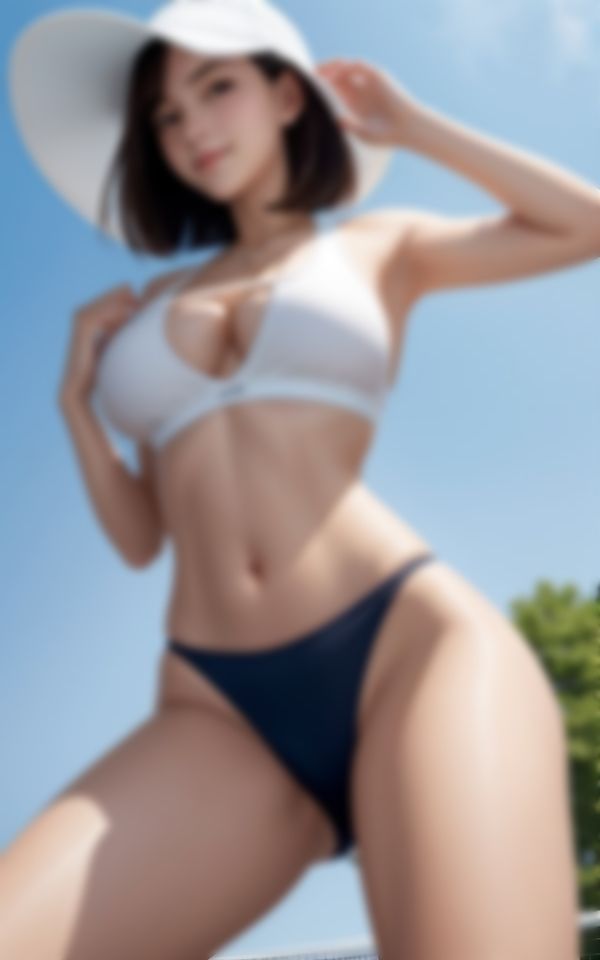 某大学のテニサーの姫はとってもエッチな淫乱巨乳美女 画像2