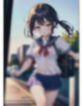 露出狂女学生はノーブラ登校 画像6