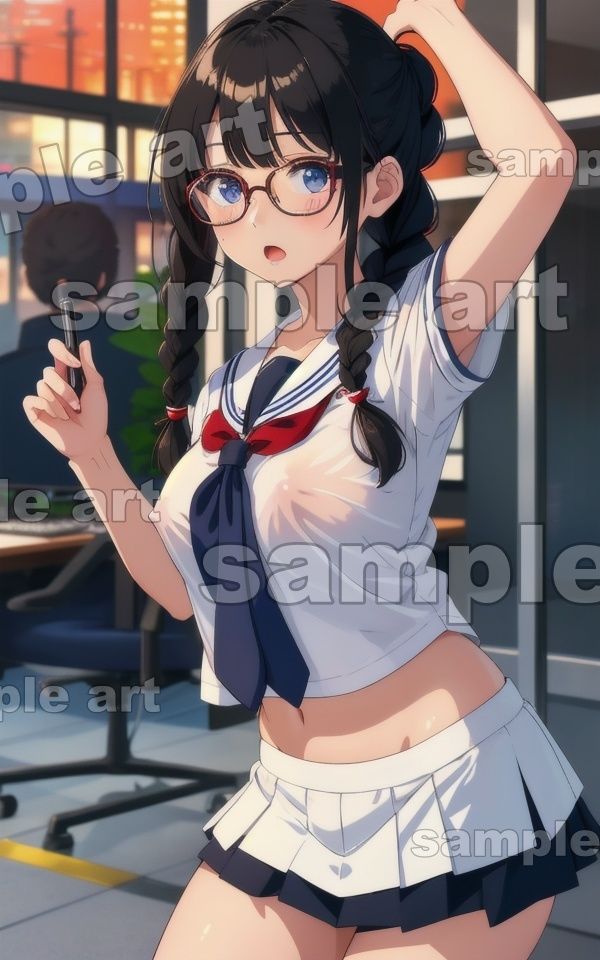 処女オタク200連発！セーラー服から透ける乳首を罰ゲームで歩かせる・・・ 画像5