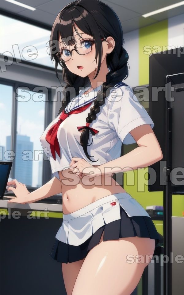 処女オタク200連発！セーラー服から透ける乳首を罰ゲームで歩かせる・・・ 画像6