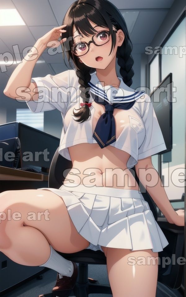 処女オタク200連発！セーラー服から透ける乳首を罰ゲームで歩かせる・・・10