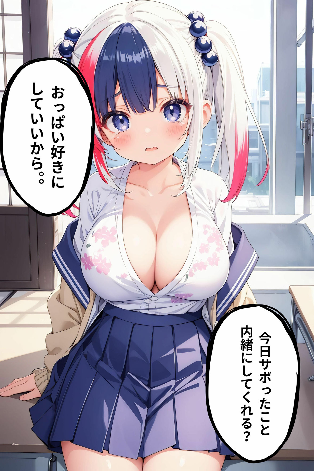 巨乳学園のエッチな日常【セリフ付き】 画像3