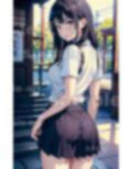 階段パンチラ〜JKの後ろ姿を毎日盗撮してたら・・可愛いパンツを見せてくれた〜 画像5
