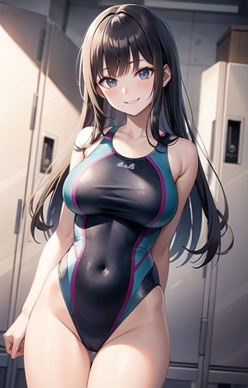 巨乳の競泳水着の少女が何度もイカされる連続交尾_6