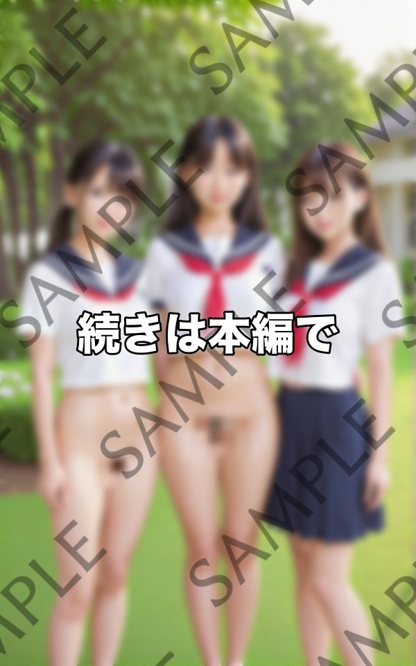 剛毛娘...パンツなんていらないもん...私たちは恥ずかしくないもん 画像8