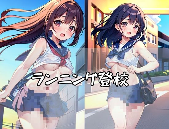 陸部女子はランニング登校！服が乱れても破れても気にしない...！？ 画像2