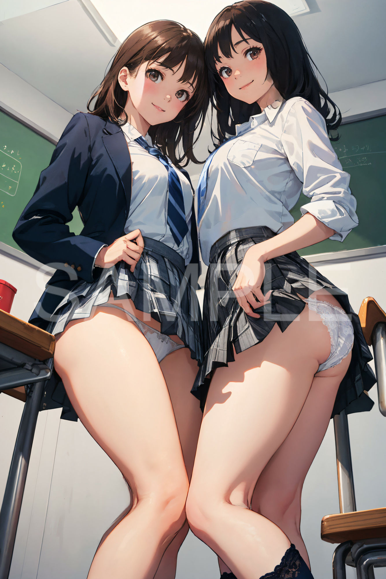 女子校へ潜入！制服女子パンチラ図鑑 画像6