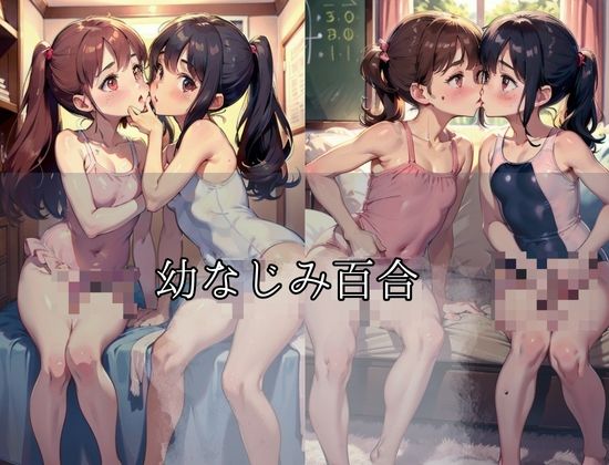 幼なじみ百合「友達の部屋でキスしてみた」1