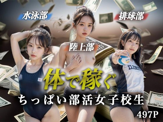 ちっぱい部活女子ー体で稼ぐー陸上部・水泳部・バレー部 全497ページ[ぽちっとゆめぶくろ]