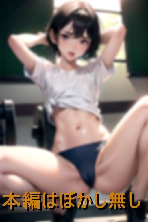 貧乳ノーブラ女子を熱血体育指導_4