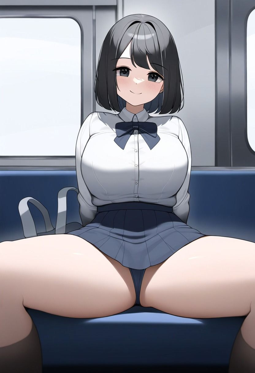 ずっとパンツを見せてくる制服女子 画像8