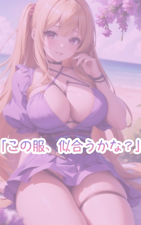 「この服、似合うかな？」エロ過ぎ衣装の巨乳ギャル 画像1