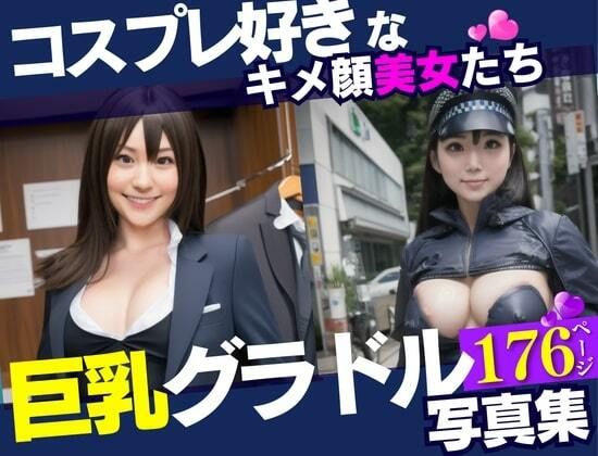 コスプレ好きなキメ顔美女は巨乳のグラドル！！！最高の美女達と遊んでみたら野外露出までしてくれて・・・！！！