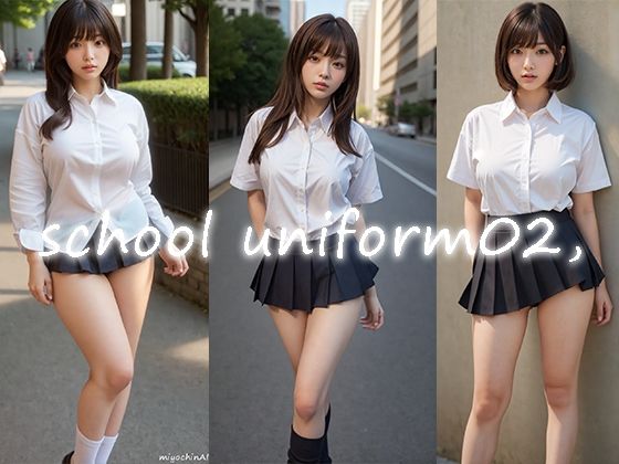 school uniform02，【miyochinAI】