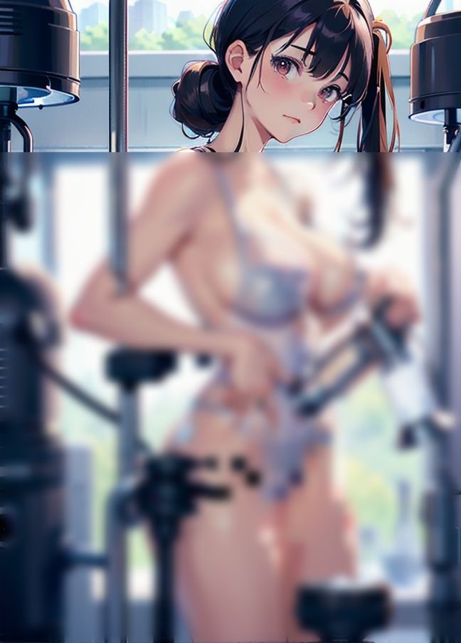 デカパイ少女の搾乳シーン