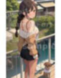 日焼け女子〜別荘でみつけた日焼けの美少女が可愛すぎた〜19歳の美脚がベランダで！ 画像8
