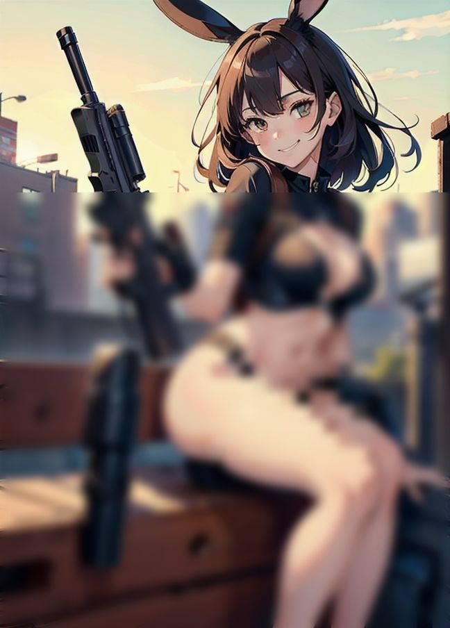 街の平和を守るバニーガール銃戦隊 画像3