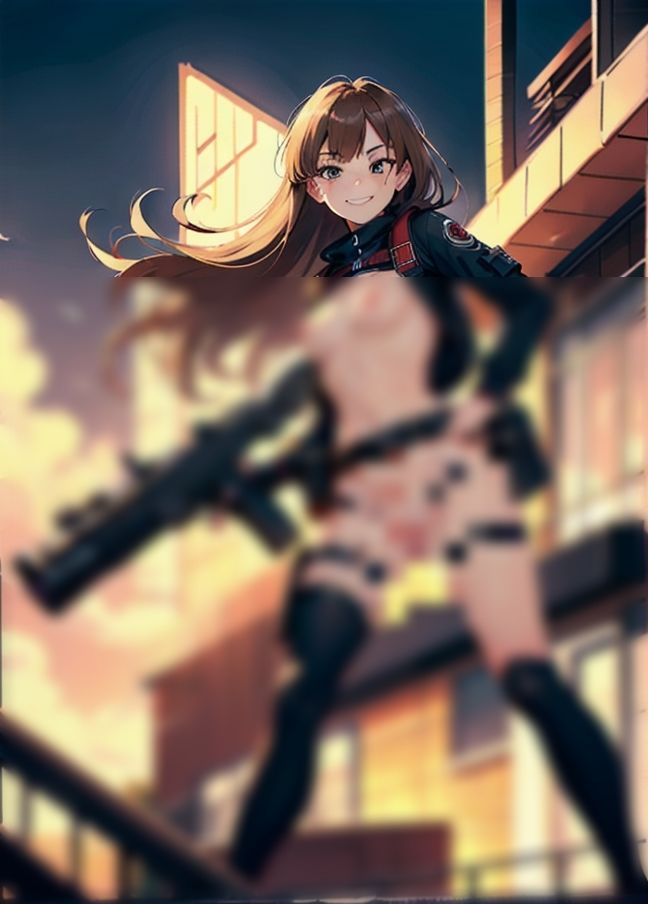 街の平和を守るバニーガール銃戦隊5