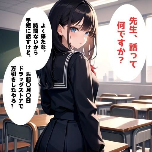 学年一の美少女が万引きしたので、お仕置きした件1