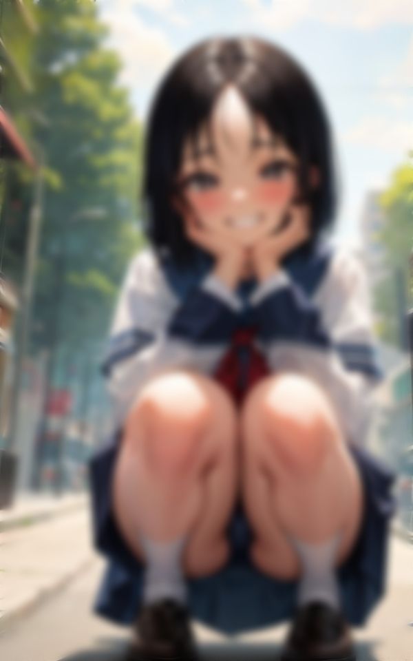 脱ぎかけの制服 画像2