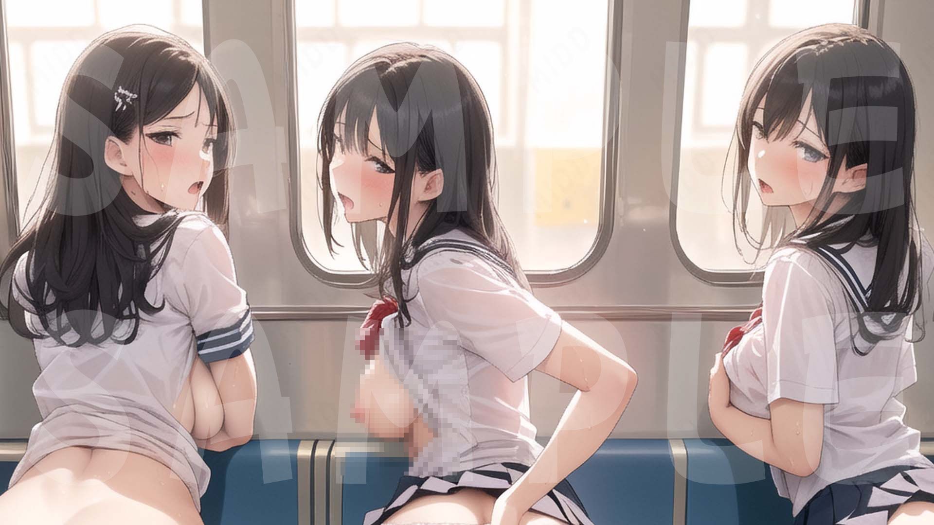 秘密の制服電車 「あのぉ 次は 私も、いいですか？」vol.11