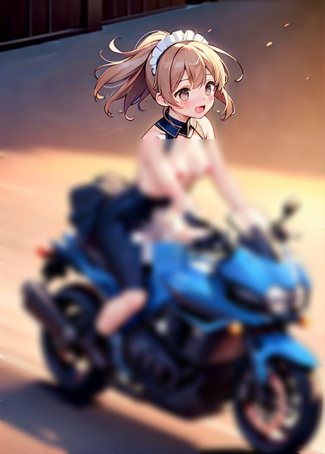 変態メイドとツーリング’バイク女子に憧れた痴女メイドの暴走ツーリング’