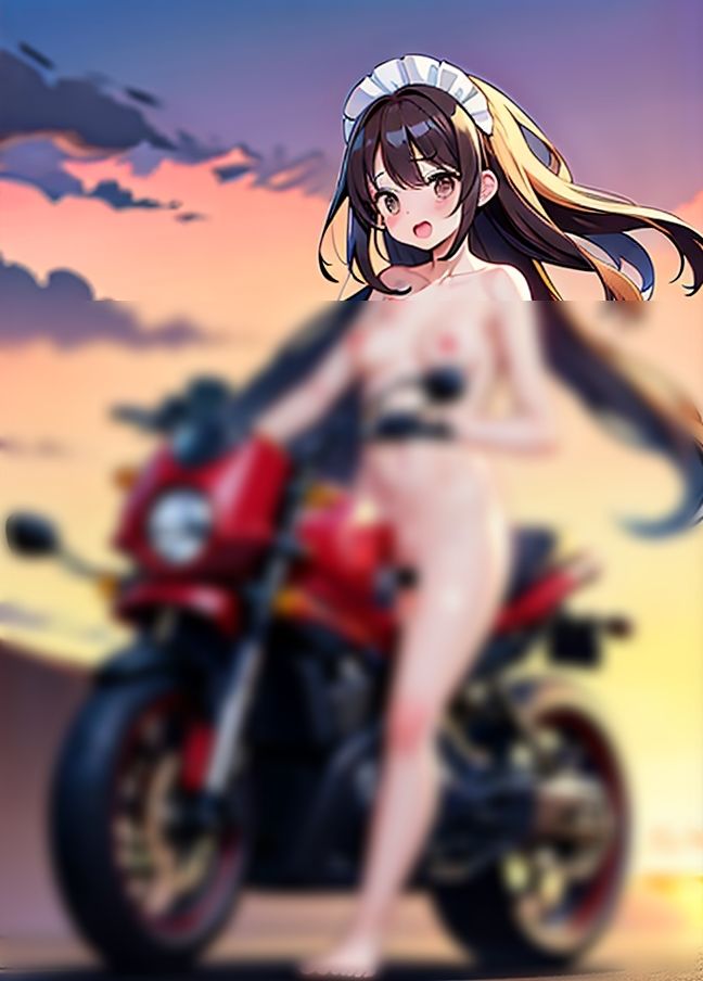 変態メイドとツーリング’バイク女子に憧れた痴女メイドの暴走ツーリング’